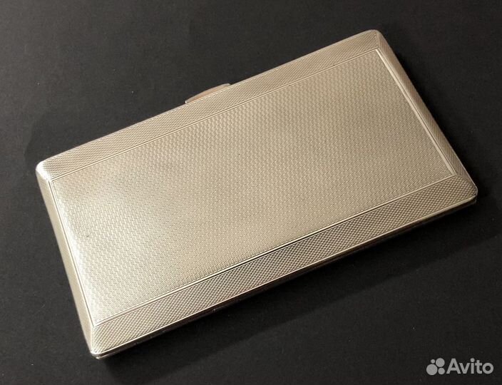 Портсигар винтаж серебряный 1960 год
