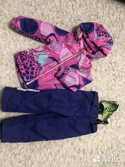 Демисезонный костюм для девочки 92