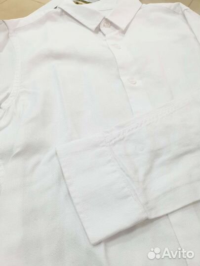 Рубашка белая reserved 146 см