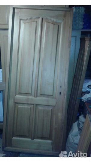 Дверь входная массив сосны