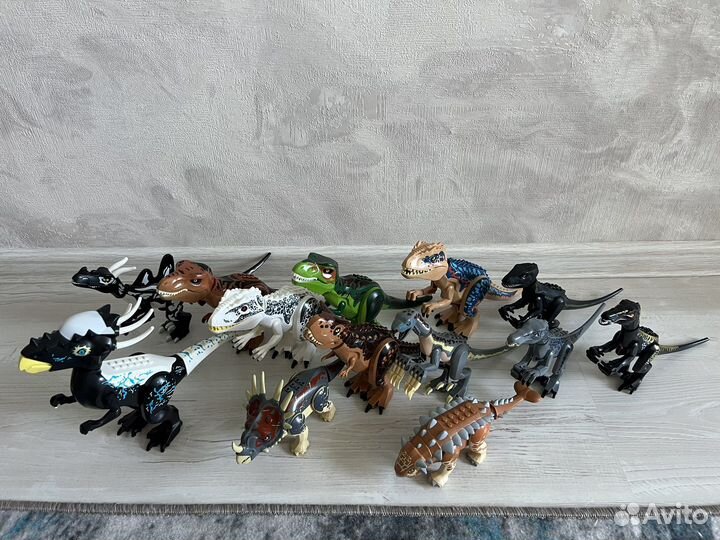 Новые lego динозавры аналог, lego jurassic world