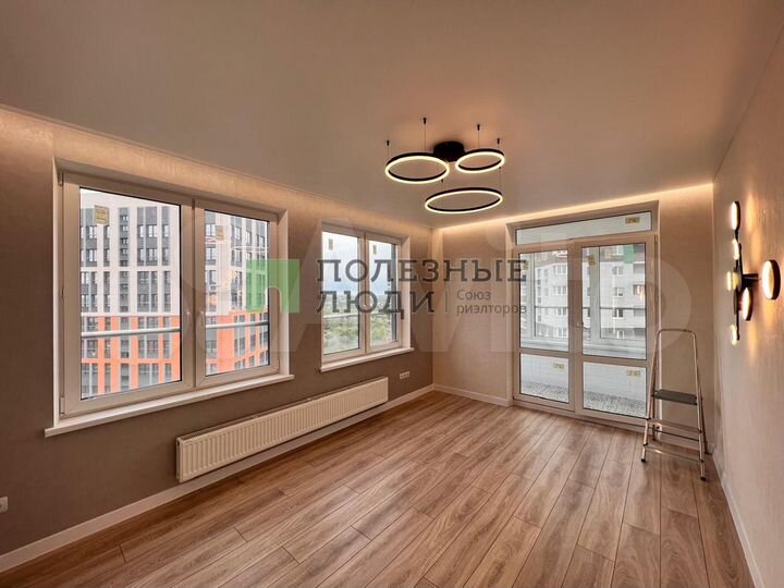 2-к. квартира, 55,4 м², 13/16 эт.