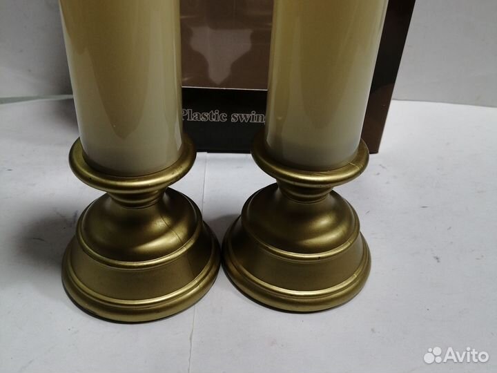 Набор свечей на батарейках с колыханием пламени