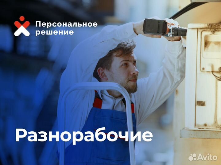 Разнорабочие. Оплата ежедневно