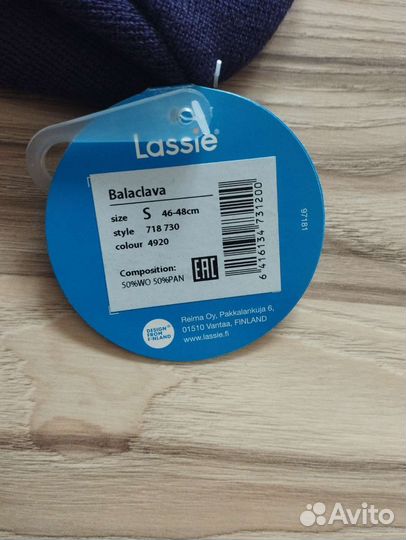 Шапка шлем lassie новая размер s (46-48)