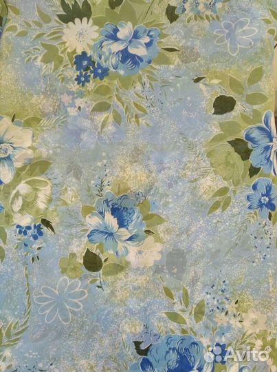 Ткань крепдешин натуральный шелк СССР