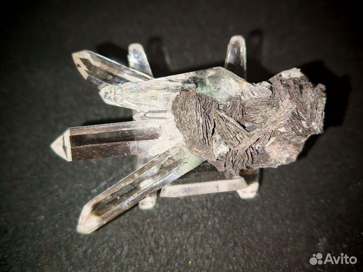 Горный хрусталь, Гематит. 202