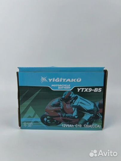 АКБ 12V 9 Ач 120А moto GEL