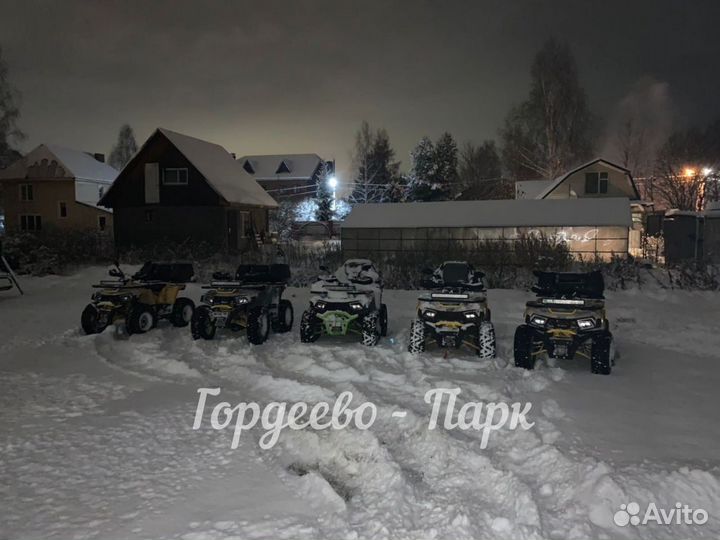 База отдыха / катание на квадроциклах по лесу