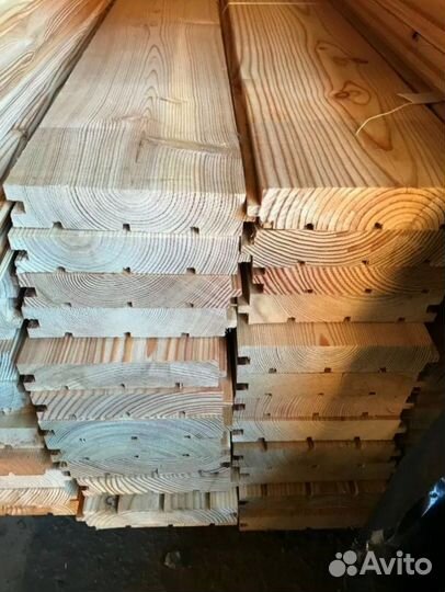 Шпунтованная доска из лиственницы