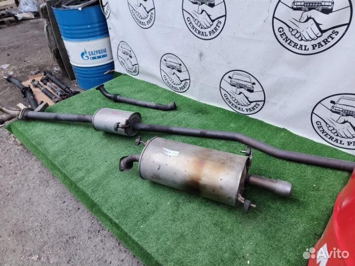 Глушитель в сборе Toyota Alphard MNH10 1MZ 2005