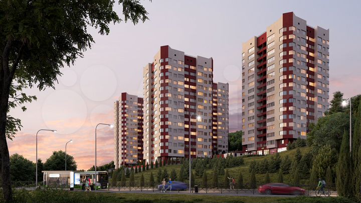 2-к. квартира, 64,7 м², 7/15 эт.