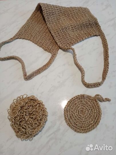 Мочалка из джута