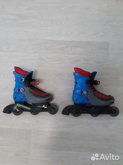 Роликовые коньки детские раздвижные
