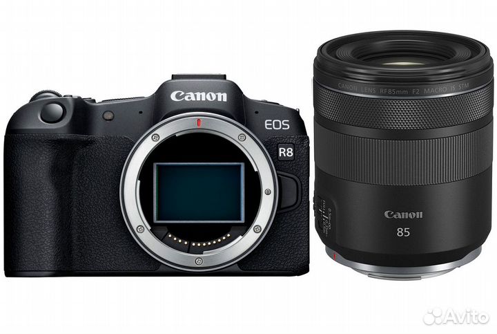 Камера Canon EOS R8 body + RF 85mm f2 Macro IS STM