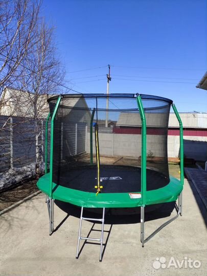Батут премиум 10FT с внутренней сеткой и лестницей