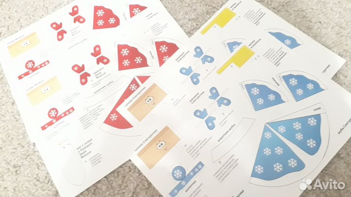 Поделка снегурочка и дед мороз