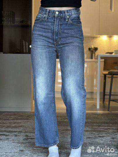 Джинсы levis ribcage straight