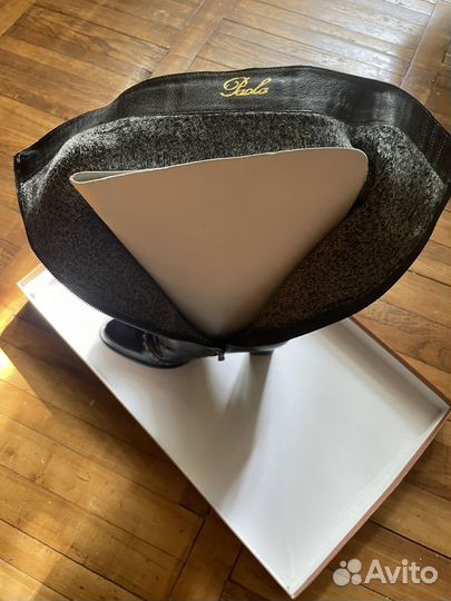 Сапоги женские,натуральная лаковая кожа