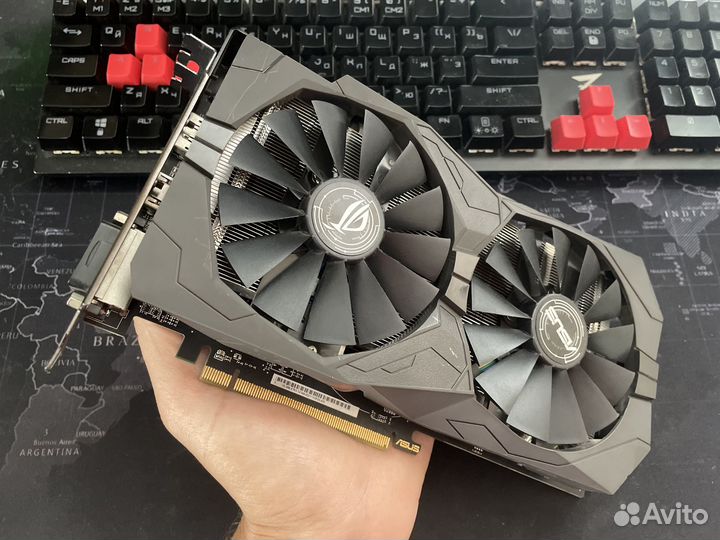 Видеокарта RX 580-8gb Asus Strix