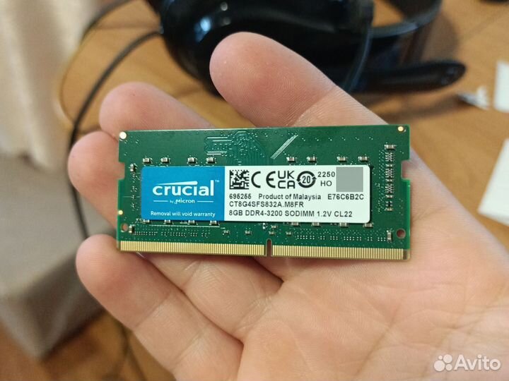 Оперативная память Crucial ddr4 sodimm 16gb