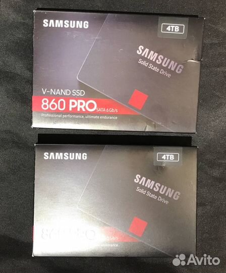 Ssd samsung 860 pro 4 Tb MZ-76p4t0bw Новый