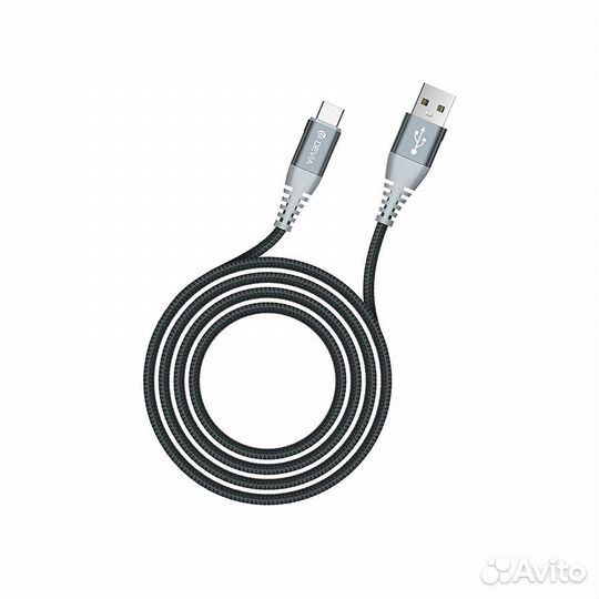 Кабель Devia Braid Series Cable Micro USB - Silver