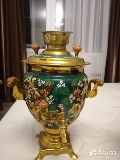 Самовар электрический расписной
