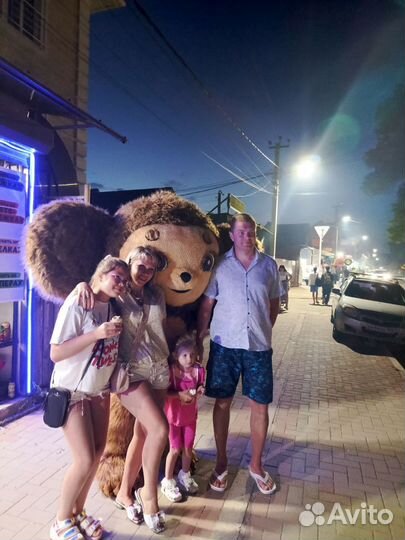 Экспресс поздравления мишки и Чебурашки