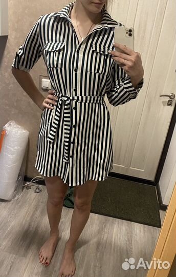 Платье рубашка 46 новое