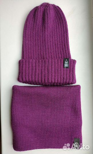 Шапка и снуд Просто шапка (комплект)