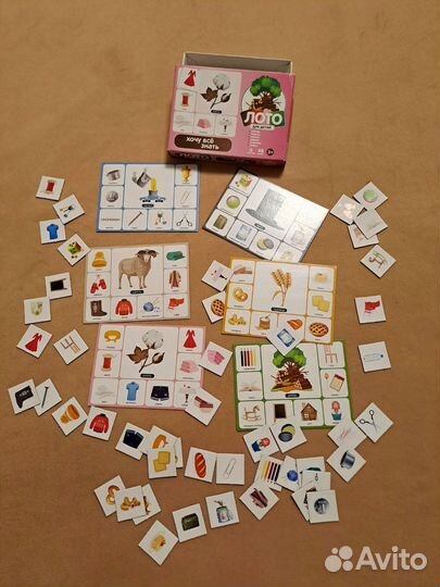 Лото мими мемо умные кубики Чей домик