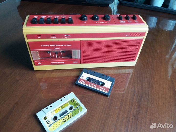 Кассетный магнитофон СССР Электроника M327
