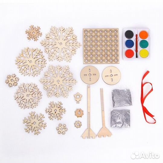 2 шт. Набор для творчества 'Новогодняя ёлочка'