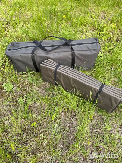 Раскладушка туристическая складная + чехол