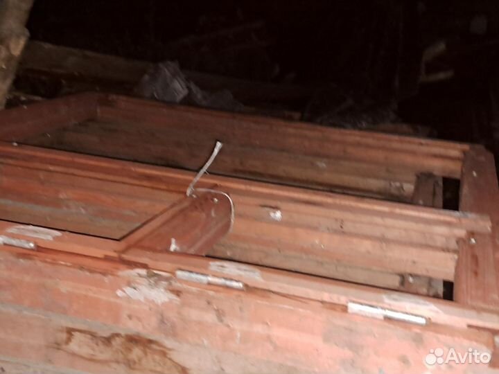 Деревянные окна без стекла новые