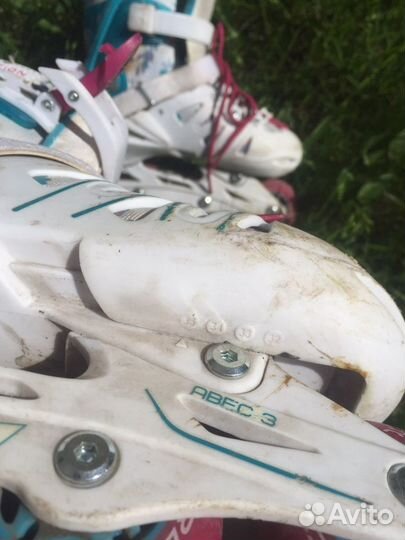 Коньки роликовые+защита