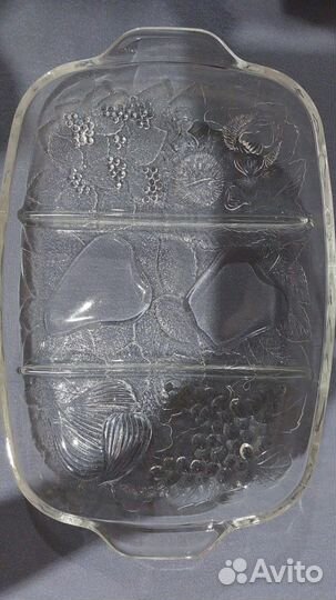 Ваза для фруктов стекло