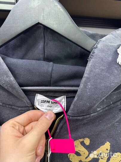 Зип худи saint michael оверсайз (стиль 2025)