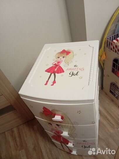 Комод детский пластиковый