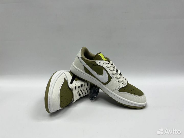 Кроссовки Nike Air Jordan 1 Low Travis Scott Golf