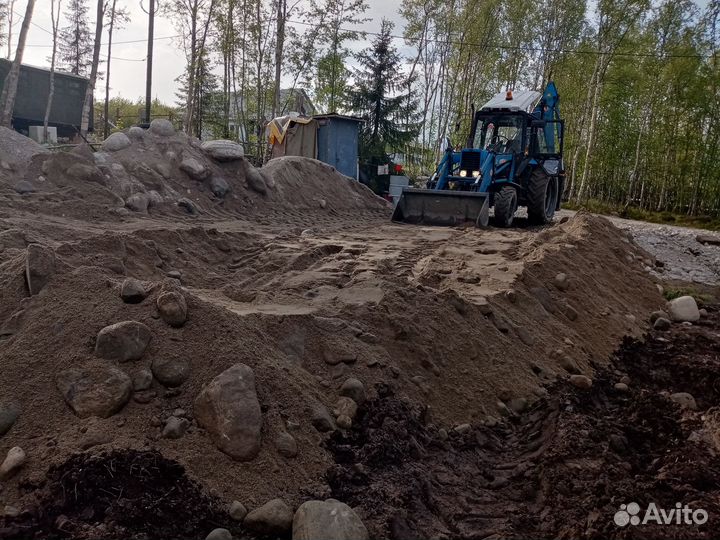 Услуги экскаватора - погрузчика