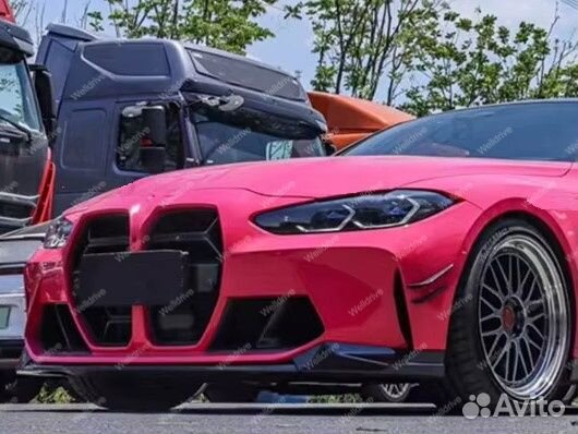 Решетка радиатора BMW M4 G82 G83 стиль CSL черная