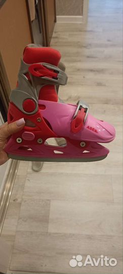 Коньки детские раздвижные р 28-31