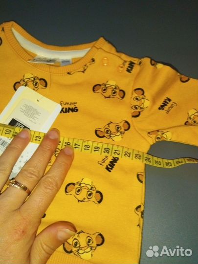 Свитшот и штаны для новорожденных на выписку 50 см