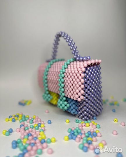 Cумка из бусин ручной работы