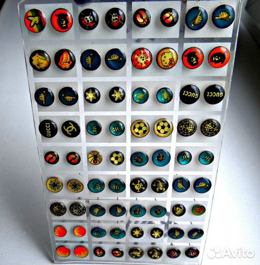 Новые сережки - гвоздики