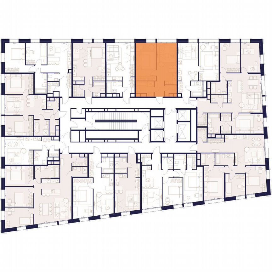 1-к. квартира, 32,5 м², 5/24 эт.