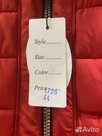 Куртка зимняя удлиненная для девочки 152 см