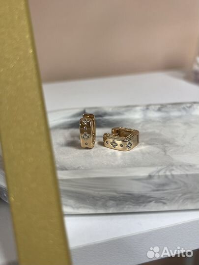 Объемные серьги xuping